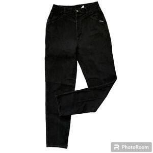 Rocky Mountain Black Jeans Bareback Size 15/16 Western Punchy Rodeo Vintage 90s